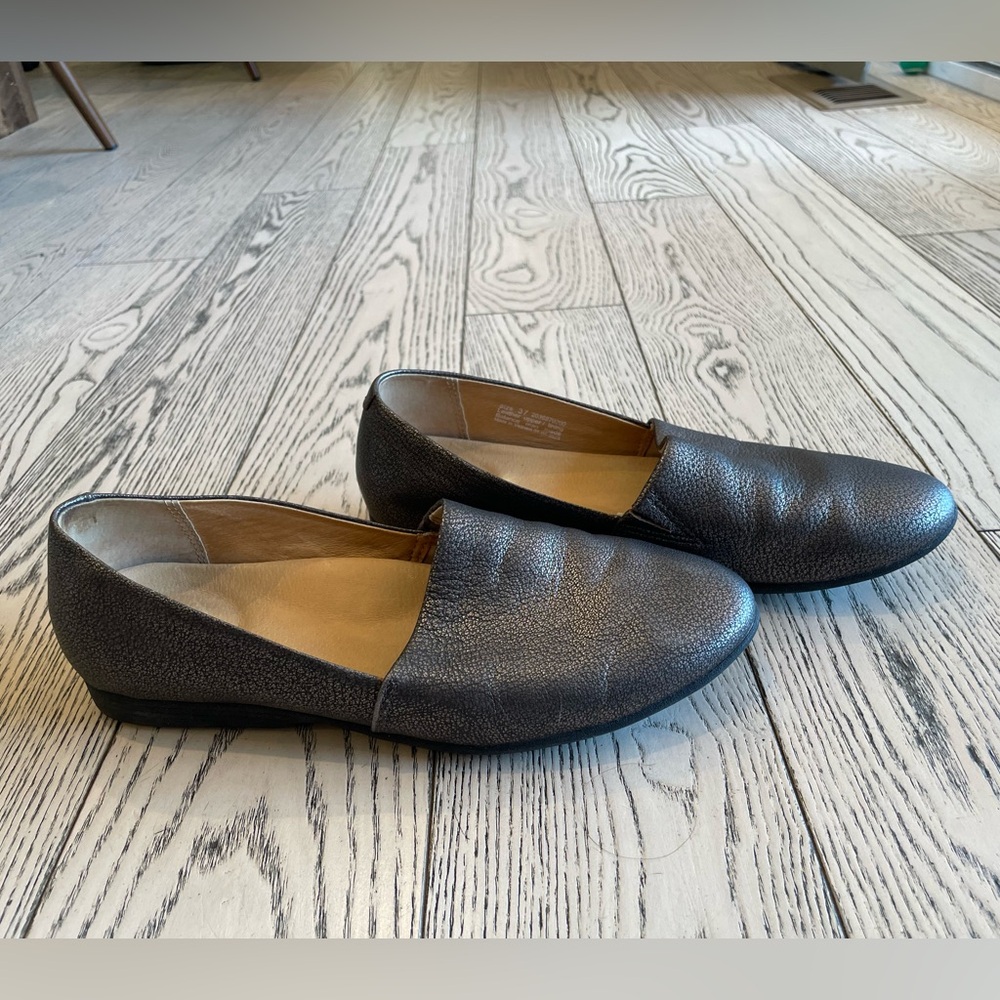 Dansko Gold Leather Loafers